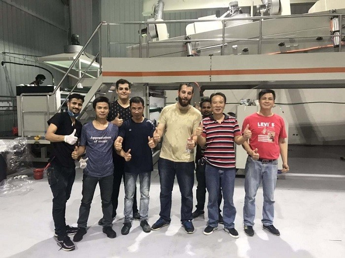 沙特阿拉伯SALAMA合作汽车防爆膜涂布机工程案例